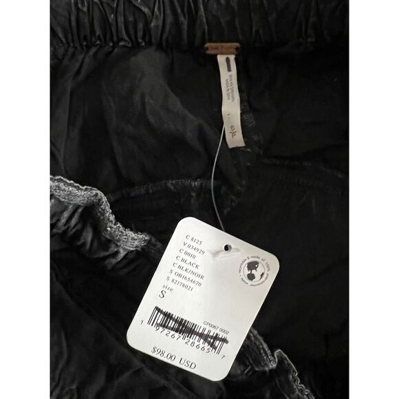 Free People Moon Bay Parachute Shorts Size Small Black - Picture 6 of 8